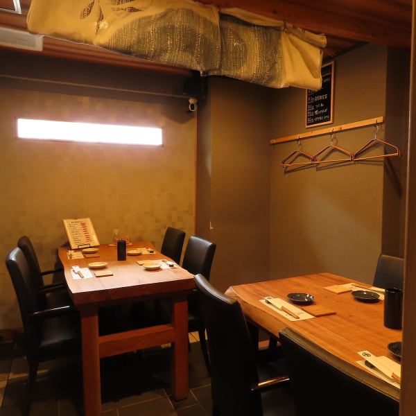 落ち着いた雰囲気の中、ご接待やご夫婦でのご来店にもおすすめです☆特別なひとときを大切な人と過ごすのに最適な場所となっておりますのでぜひご利用くださいませ！リラックスしながら、心に残る料理と共に素敵な時間をお過ごしください♪