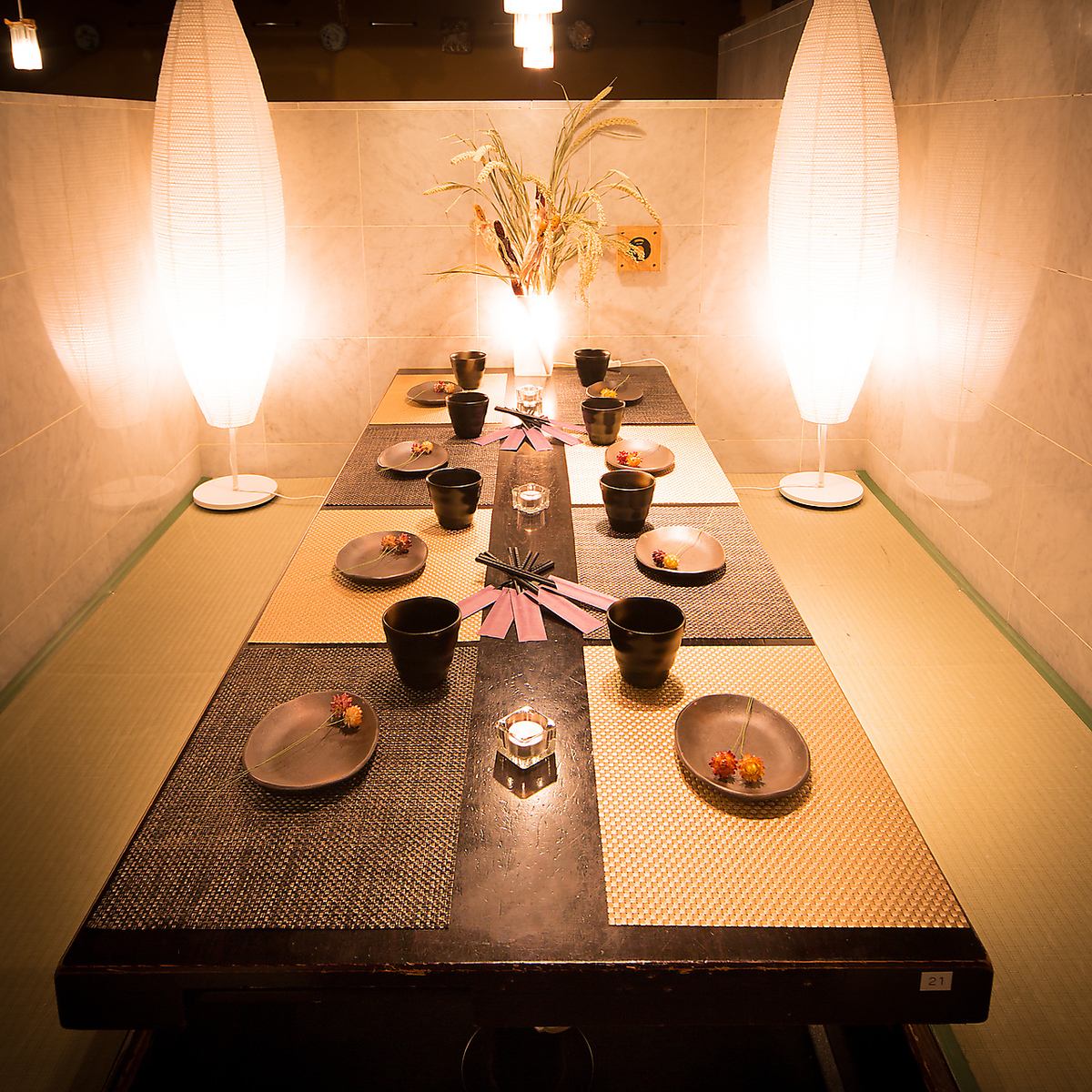 A private room perfect for small parties ♪ Recommended for drinking parties ♪