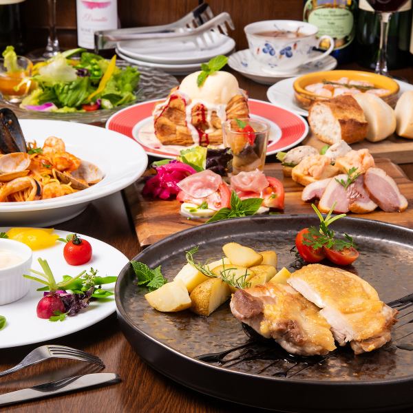15名様以上で予約可能！2時間飲み放題も付いた貸切専用コースです【セレンディップ宴会コース】