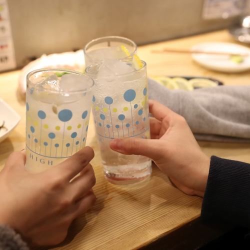 飲み放題でお好きなだけ！