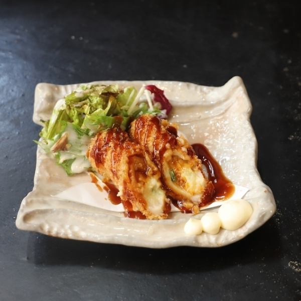 [Kumamoto gourmet] Salad and fried chikuwa