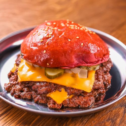 至福の自家製バーガー