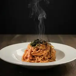 明太クリームスパゲッティ