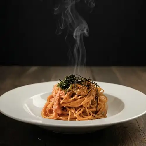 明太クリームスパゲッティ