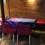 We have a private space available at the bottom of our stairs that can seat up to 6 people.When making a reservation online, please indicate your preference for this seating area in the comments section.*Please note that we may not be able to accommodate your request depending on the level of congestion.