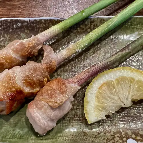 谷中生姜の肉巻き