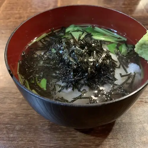 梅・鮭・昆布茶漬け