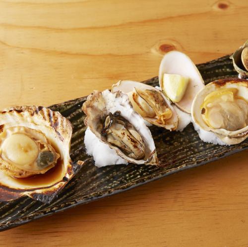 Assorted shellfish