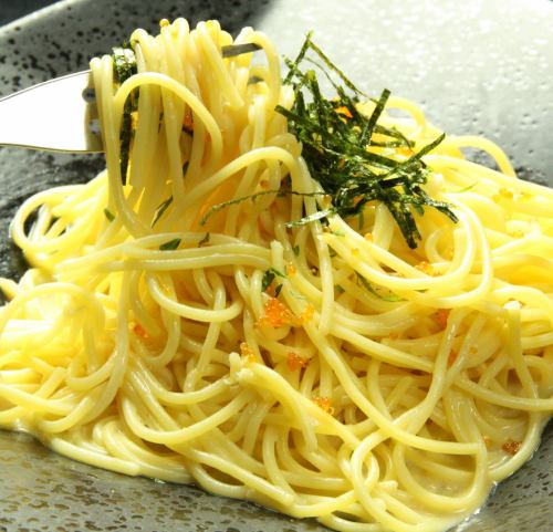 Sea urchin creamy spaghetti