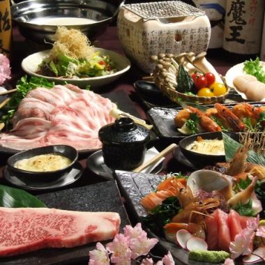 [7] 10 luxurious course meals + 2 hours of premium all-you-can-drink included! 7,000 yen