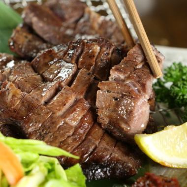 【6】充実！◆牛たん焼き＆お刺身付き　こだわり料理9品+2時間飲放5000円（税込）