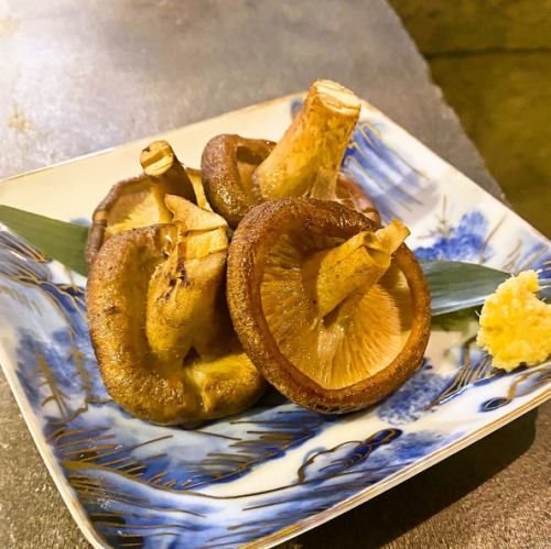 原木しいたけ炭火焼き