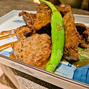 鶏とろレバー炭火焼