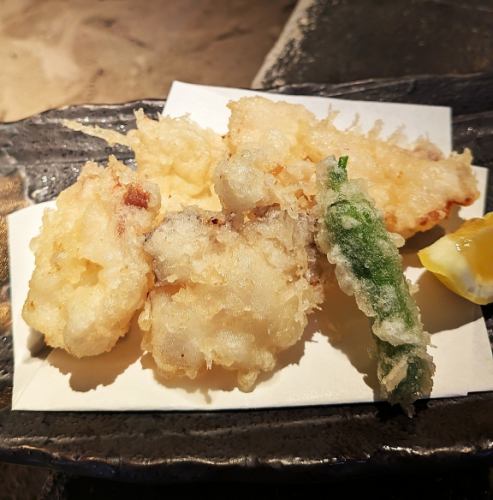北海道産　活たこの天ぷら