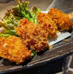 Homemade tartar sauce fried oysters