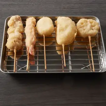 五種串炸拼盤