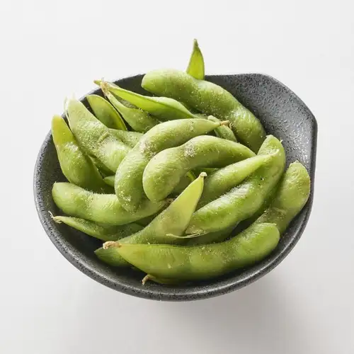 溫熱毛豆佐黑喉鱸魚