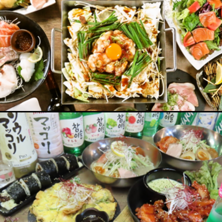 【コスパ最強！】韓国料理も食べ尽くし！食放×ノンアル飲放2Hコース　男性4500/女性4000円