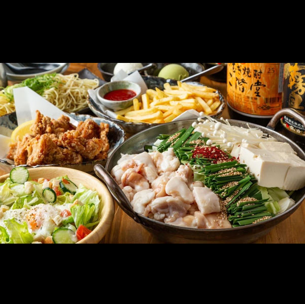 The taste of our founding ◎ Exquisite motsunabe course from 4,500 yen ★ Special meat sushi that you must try at least once from 530 yen