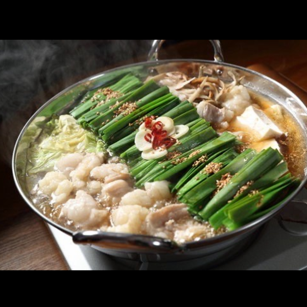 [The original rich and delicious motsunabe with 2 hours of all-you-can-drink] A course including the highly popular motsunabe, 5000 yen → 4500 yen ♪