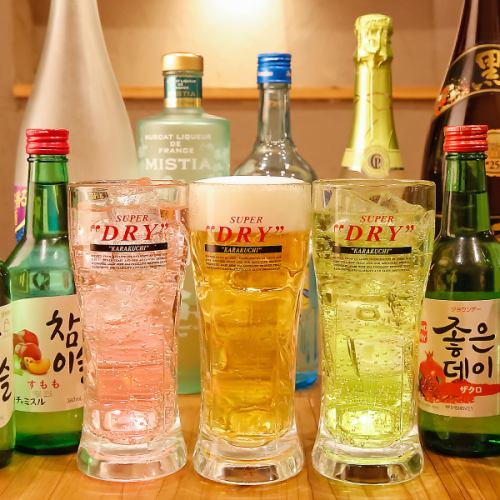 All-you-can-drink single items are also available ☆ Weekday specials available for under 1000 yen!??