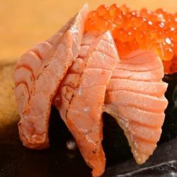 Grilled Fatty Salmon with Mayonnaise