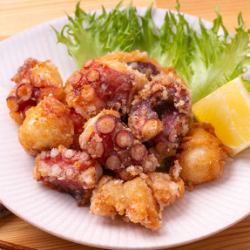 Deep fried Hokkaido octopus
