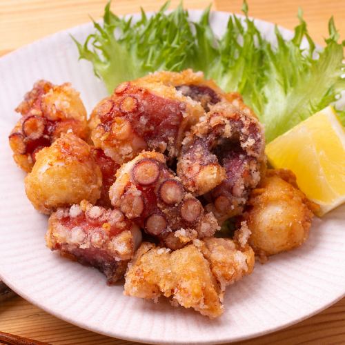 Deep fried Hokkaido octopus