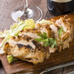 Asahikawa specialty: Shinkoyaki, a grilled piece of young chicken