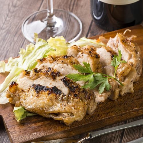 Asahikawa specialty: Shinkoyaki, a grilled piece of young chicken