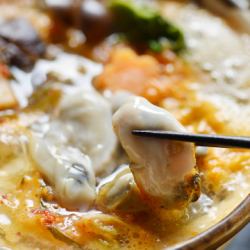 Oyster tofu hotpot