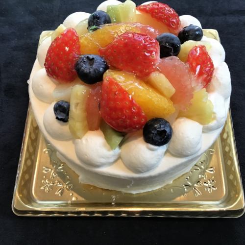 水果拼盤裝飾蛋糕4號