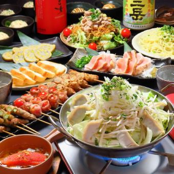 Take the best of the famous dishes! "Kyushu Enjoyment Course" Chicken tataki, mustard lotus root, mentaiko ajillo, etc. [5000 yen]