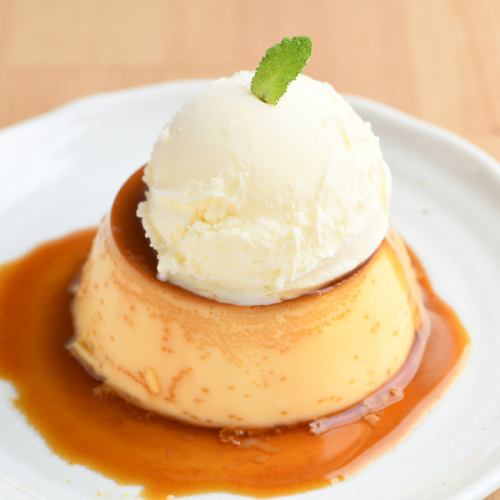 [◆◇~Handmade dessert◇◆] The bitter caramel and rich, hardened homemade pudding are exquisite!