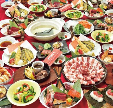 【精製套餐】共 8 道菜,限時 2 小時(最後點餐時間為關門前 30 分鐘),包含無限暢飲,價格為 5,500 日圓(含稅)。