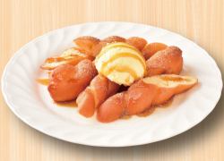 Soy milk fried bread ice cream