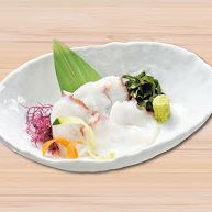 Octopus sashimi from Hokkaido