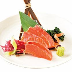 Salmon sashimi