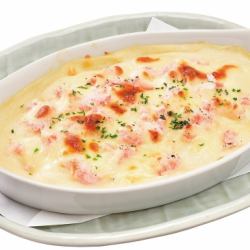 Shrimp and crab gratin
