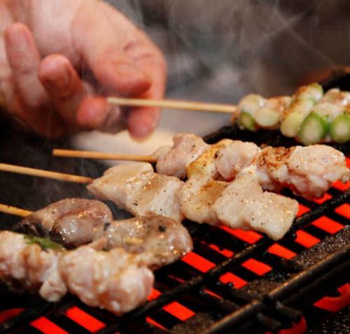 【Miyazaki prefecture Kirishima chicken is sticking with electric grill