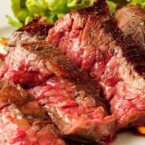 If you come here, you will definitely be asked! Repeat rate NO1! Aged Harami steak is aged meat and has a soft and strong taste!