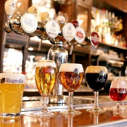 An all-you-can-drink plan including 3 types of Belgian barrel draft is also available.