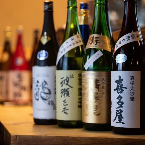 希少な日本酒の品揃えは、広島随一。