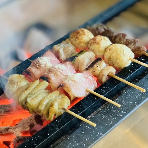 Yakitori made with a special manufacturing method
