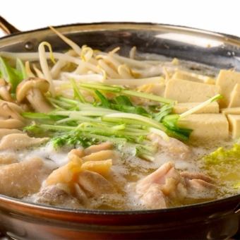 [2 hours all-you-can-drink included] 7-course "Mizutaki Hotpot Course" 4,000 yen (tax included)