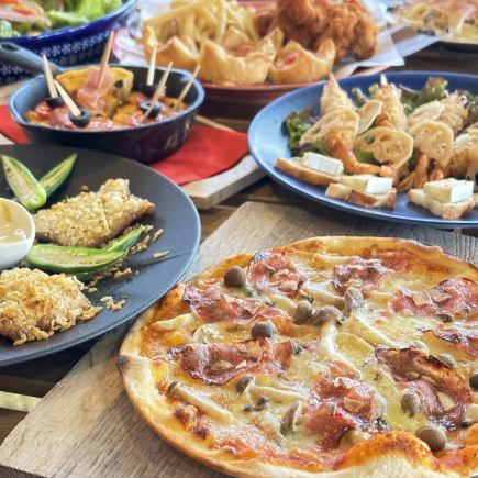 【女子会人気No.1】みんなでシェア♪彩りイタリアン＆スイーツコース【食事のみ】