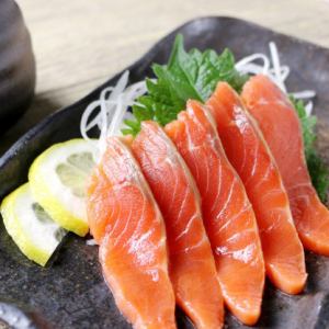 Salmon sashimi