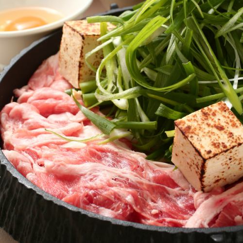 Delicious Japanese-style soup stock!Pork sukiyaki