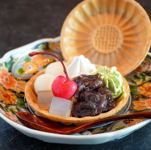 和風最中ぱふぇ