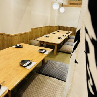 Tatami seating is also available for banquets for 10 people.